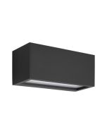 ΑΠΛΙΚΑ ΤΟΙΧΟΥ Ε27 250X110X10 IP54 ΜΑΥΡΗ "AMIGO" ARTE ILLUMINA Eurolamp 145-20633