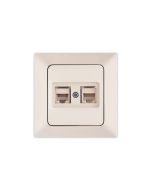 ΠΡΙΖΑ DATA CAT 6 RJ 45 ΔΙΠΛΗ ΜΠΕΖ 152-16116