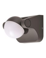ΑΠΛΙΚΑ ΤΟΙΧΟΥ LED ΜΕ ΠΕΡΙΣΤΡΕΦΟΜΕΝΗ ΒΑΣΗ 8W 114X105X90 3000K IP54 ΓΚΡΙ PRO ARTE ILLUMINA Eurolamp 145-20207