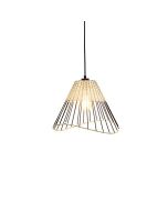 ΦΩΤΙΣΤΙΚΟ ΚΡΕΜΑΣΤΟ ΜΟΝΟΦΩΤΟ Ε27 MAX 40W D36XH28CM RATTAN ARTE ILLUMINA KAI Eurolamp 144-33010