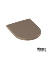 Κάλυμμα Λεκάνης LENTA Slim Soft Close Bianco Ceramica Taupe Matt  MS38C-530
