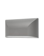 ΑΠΛΙΚΑ ΤΟΙΧΟΥ LED SLIM 6W IP65 220-240V 4000K 220X51X113mm ΓΚΡΙ PRO ARTE ILLUMINA Eurolamp 145-52076
