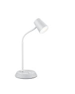 Φωτιστικό Γραφείου LED με Εύκαμπτο Βραχίονα Λευκό Trio Lighting 573190131
