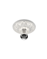 Lilly Κλασική Γύψινη Πλαφονιέρα Οροφής με Ντουί E27 σε Λευκό χρώμα 30cm Trio Lighting 603300101