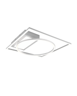 Πλαφονιέρα Οροφής Μεταλλική Λευκό Ματ LED 33w 2700-6500K Trio Lighting Downey 620510331