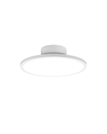 Tray Μοντέρνα Μεταλλική Πλαφονιέρα Οροφής με Ενσωματωμένο LED σε Λευκό χρώμα 40cm Trio Lighting 640910131