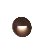 Aπλίκα IP65 Led 3w 3000K 170lm D140xP33mm Καφέ Rusty Brown Round Vita Viokef 4298301