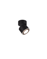 Σποτ Μονόφωτο Μαύρο Ματ 8xH10cm Led 5w 3000K 450lm Trio Lighting Taurus 652910132