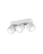 Σποτ Τρίφωτο Λευκό Ματ 27xH10cm Led 3x5w 3000K 3x450lm Trio Lighting Taurus 652910331