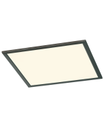 Phoenix Μοντέρνα Μεταλλική Πλαφονιέρα Οροφής με Ενσωματωμένο LED σε Μαύρο χρώμα 45cm Trio Lighting 674014532