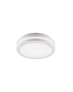 Piave Μοντέρνα Μεταλλική Πλαφονιέρα Οροφής με Ενσωματωμένο LED σε Λευκό χρώμα 30cm Ματ Trio Lighting 676960131
