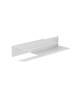 Χαρτοθήκη με Ράφι W330xD110xH60mm Stainless Steel White Mat Verdi Strantza 7230201