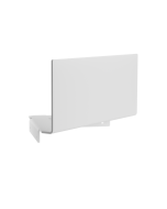 Σπογγοθήκη Γωνιακής Πρόσοψης W283xD217xH142mm Stainless Steel White Mat Verdi Strantza 7231201