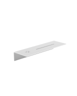 Ράφι Επιτοίχιο με αποστράγγιση W300xD93xH50mm Stainless Steel White Mat Verdi Strantza 7231901