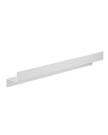 Ράφι Μεσαίας Πρόσοψης W700xD93xH100mm Stainless Steel White Matt Verdi Strantza 7233001
