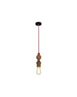 HL-026R-1 MELODY AGED WOOD PENDANT HOMELIGHTING 77-2722