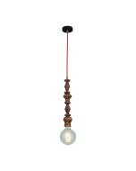HL-027R-1 MELODY AGED WOOD PENDANT HOMELIGHTING 77-2723