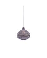 SE4286-01 SM ILENIA PENDANT SMOKE GLASS E4 HOMELIGHTING 77-3739