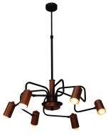 HL-3522-6 HANNAH OLD COPPER & BLACK PENDANT HOMELIGHTING 77-3779