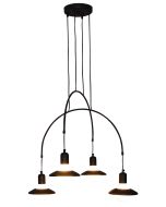 HL-3528-4 EVERDINA BLACK PENDANT HOMELIGHTING 77-3825