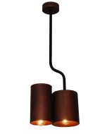 HL-3567-P2 BRODY OLD COPPER & BLACK PENDANT HOMELIGHTING 77-3989