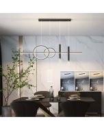 Φωτιστικό Κρεμαστό Μαύρο Led 36w 3CCT 3000-4000-6500Κ SE LED 100 AIDA BLACK PENDANT HOMELIGHTING 77-50491