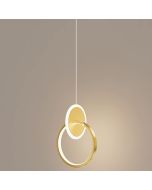Φωτιστικό Κρεμαστό 20xH100cm Αλουμίνιο Χρυσό Led 15w 3CCT 3000-4000-6500Κ Homelighting Bria Gold 77-50492