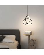 Φωτιστικό Κρεμαστό 25x25xH100cm Μαύρο Ματ Αλουμίνιο Led 22w 3CCT Homelighting Mirabella 77-50494
