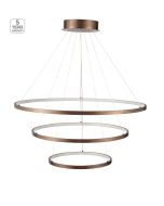 SE LED 80-60-40 MORELLI PENDANT COFFEE BROWN Β5 HOMELIGHTING 77-8131