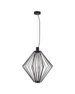 SE21-BL-42 MED BLACK METAL GRID PENDANT E4 HOMELIGHTING 77-8229