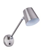 SE21-NM-33 DAVID NICKEL MATT WALL LAMP WITH SWITCHER  B3 HOMELIGHTING 77-8273