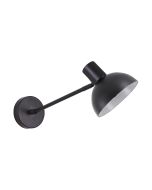 SE21-BL-22-MS3 ADEPT BLACK WALL LAMP BLACK METAL SHADE+ HOMELIGHTING 77-8325