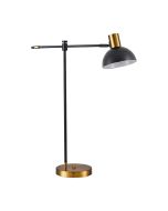 SE21-GM-36-MS3 ADEPT TABLE LAMP Gold Matt and Black Metal Table Lamp Black Metal Shade+ HOMELIGHTING 77-8343