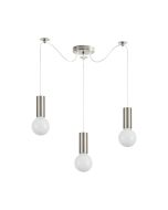 SE21-NM-4-NM3 ADEPT TUBE Nickel Matt Pendant+ HOMELIGHTING 77-8387