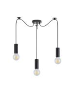 SE21-BL-4-BL3 ADEPT TUBE Black Pendant+ HOMELIGHTING 77-8478