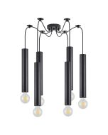 SE21-BL-5-BL6 ADEPT TUBE BLACK Black Pendant+ HOMELIGHTING 77-8669