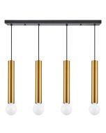 SE21-GM-5-4BL ADEPT TUBE GOLD MATT Gold Matt Pendant+ HOMELIGHTING 77-8684