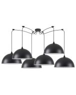 SE21-BL-B10-BL6-MS40 ADEPT PENDANT Black Metal Pendant+ HOMELIGHTING 77-8718