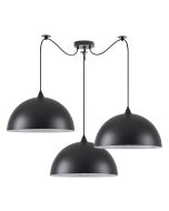 SE21-BL-B10-BL3-MS40 ADEPT PENDANT Black Metal Pendant+ HOMELIGHTING 77-8719