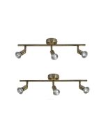 SE 140-BR3 (x2) Saba Packet Bronze adjustable spotlight+ HOMELIGHTING 77-8839