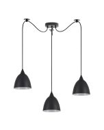 SE21-BL-B10-BL3-MS2 ADEPT PENDANT Black Metal Shade + HOMELIGHTING 77-9046