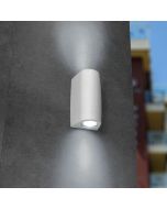 FUMAGALLI MARTA  90 2L ΑΠΛΙΚΑ ΤΟΙΧΟΥ UP & DOWN ΛΕΥΚΗ GU10 2X3,5W 170X92mm Eurolamp 145-26271