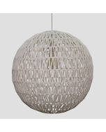 ΦΩΤΙΣΤΙΚΟ ΚΡΕΜΑΣΤΟ ΜΟΝΟΦΩΤΟ Ε27 MAX40W Φ50X50cm ΣΧΟΙΝΙ ΛΕΥΚΟ ARTE ILLUMINA VENTO Eurolamp 144-32003