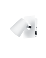 Narcos Μονό Σποτ με Ενσωματωμένο LED και Θερμό Φως σε Λευκό Χρώμα Trio Lighting 873170131