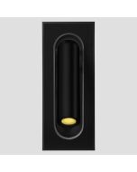 ΑΠΛΙΚΑ ΤΟΙΧΟΥ ΑΛΟΥΜΙΝΙΟΥ ΧΩΝΕΥΤΗ LED 3W 3000Κ Α170 ΜΑΥΡΗ Eurolamp 145-50003