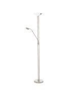 Φωτιστικό Δαπέδου LED 3000K Υ180xΜ25cm Nickel Satine Eglo Baya 93874