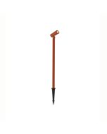 Κολωνάκι Εξ.Χώρου IP65 Καρφωτό, Αλουμίνιο Terracotta  D3,8xH61cm Led 10w 3000K 780lm Sun Light DENSO-TR 