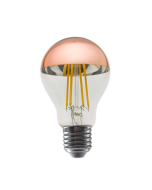 LED FILAMENT E27 DIM A60 ROSE GOLD 8W 2700K 230V AC 900LM RA80 ACA ELIOR8WWDIMRG