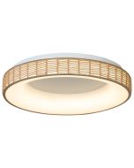 Πλαφονιέρα Οροφής Paper Fest Φυσικό Χρώμα 41xH10,5cm Led max 44w 2100lm CCT 3000-6000K Dimmable by Remote Control Sun Light FORTE-40-Y 