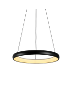 ΚΡΕΜΑΣΤΟ Φ/Σ LED 48W 3800LM CCT IP20 ΜΑΥΡΟ ΜΕΤΑΛΛΙΚΟ + ΑΚΡΥΛΙΚΟ  ACA HM23LEDP80BKCCT